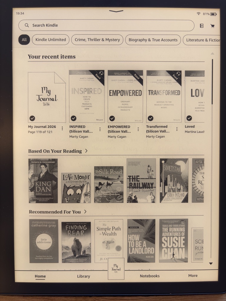 Journal and morning routine